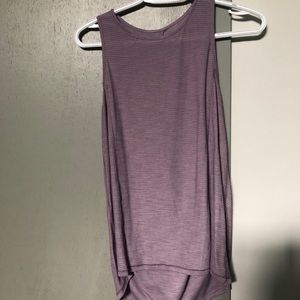 Lululemon tank with back cut out, size 8